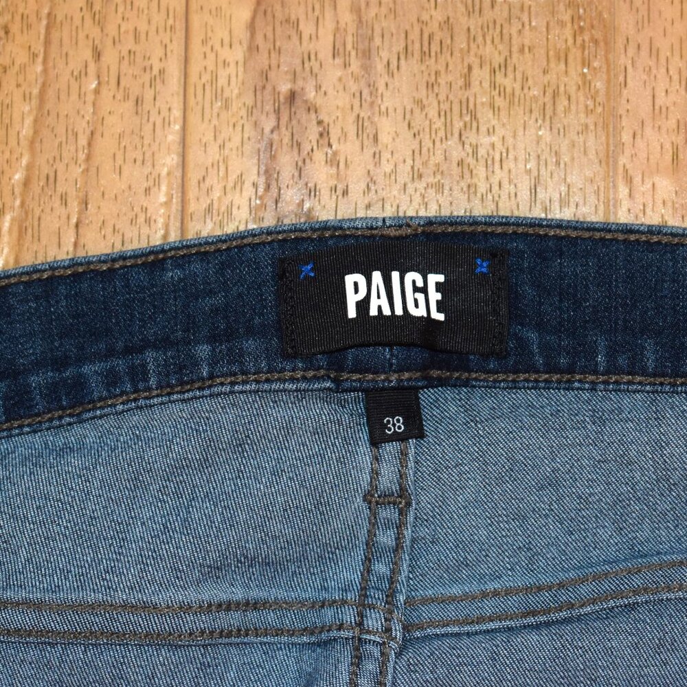 Paige Men's Federal Blue Denim Jeans Sz 38 - Picture 11 of 11